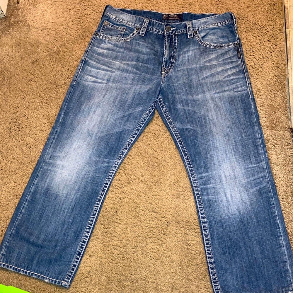 Silver jeans